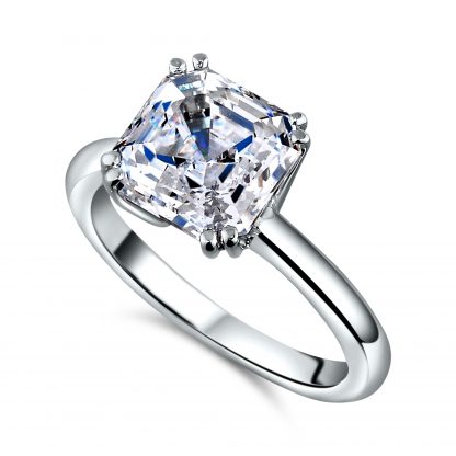ASSCHER SOLITAIRE RING - Image 2