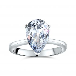 PEAR SHAPE SOLITAIRE RING