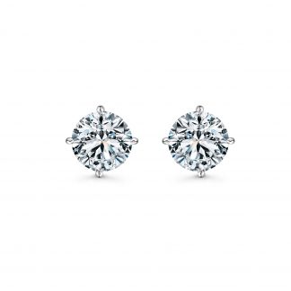 4 PRONG ROUND BRILLIANT CLASSIC STUD EARRINGS