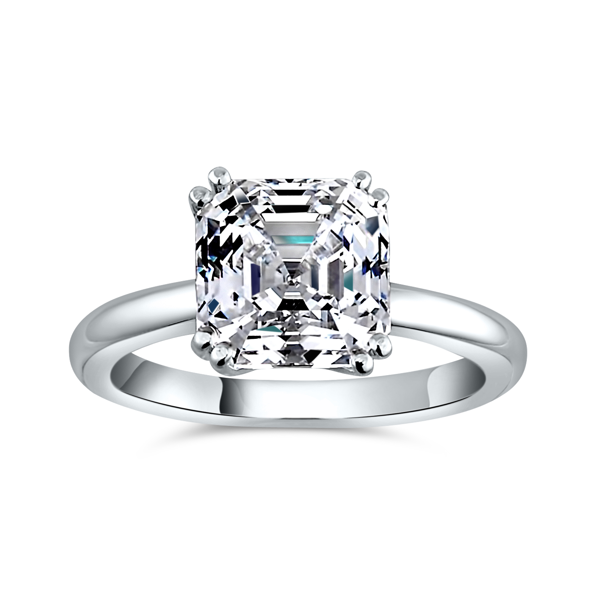 ASSCHER SOLITAIRE RING – 18 KARAATS