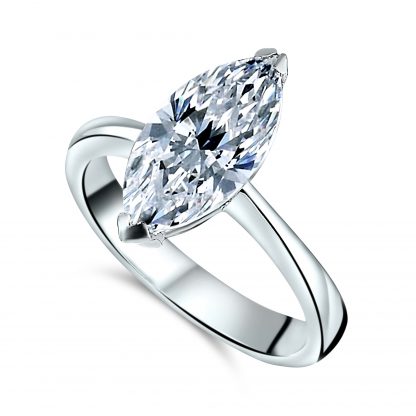 MARQUISE SOLITAIRE RING - Image 2