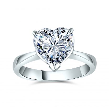 HEART SHAPE SOLITAIRE RING - Image 2