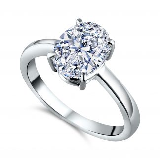 OVAL CLASSIC SOLITAIRE RING