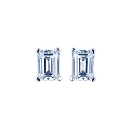 EMERALD CUT EARRINGS