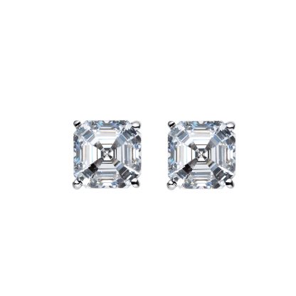 ROYAL ASSCHER STUD EARRINGS