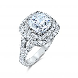 FAITH HALO PAVE RING