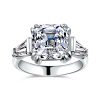 ROYAL ASSCHER  WITH BAGUETTE RING