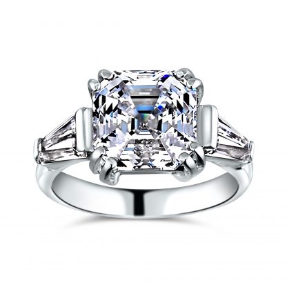 ROYAL ASSCHER  WITH BAGUETTE RING