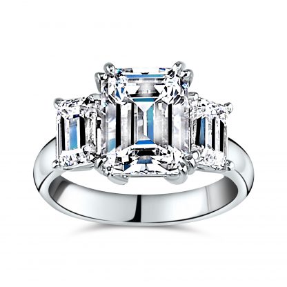 EMERALD TRILOGY RING