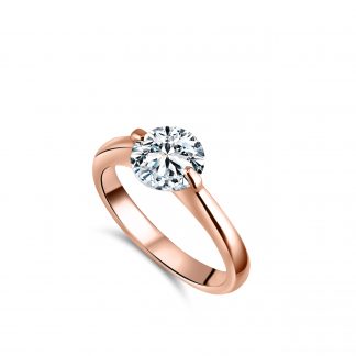 LAURETTE TENSION SOLITAIRE RING