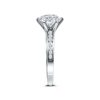 CLASSIC ROUND BRILLIANT CHANNEL PAVE RING - Image 4