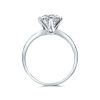 CLASSIC ROUND BRILLIANT CHANNEL PAVE RING - Image 3