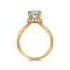 ASHLEY ANTIQUE CUSHION PAVE RING - Image 3