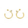 Circular Earring with Diamante