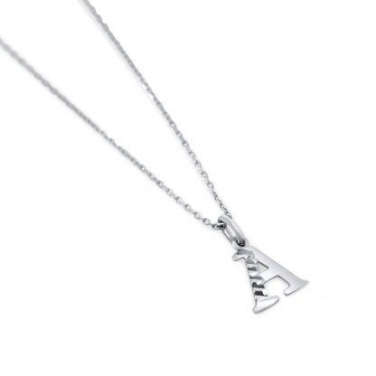 ARTISAN INITIAL CHAIN NECKLACE