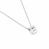 BLOCK INITIAL DIAMANTE CHAIN NECKLACE - Image 16