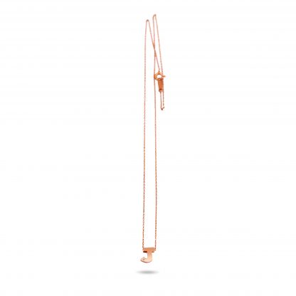 BLOCK INITIAL DIAMANTE CHAIN NECKLACE - Image 9