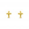 Ava Cross Design Earring