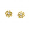 Floral Earring with Diamante