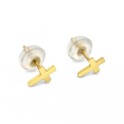 CASSY CROSS STUD EARRING - Image 2