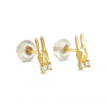 BUNNY STUD EARRING - Image 2