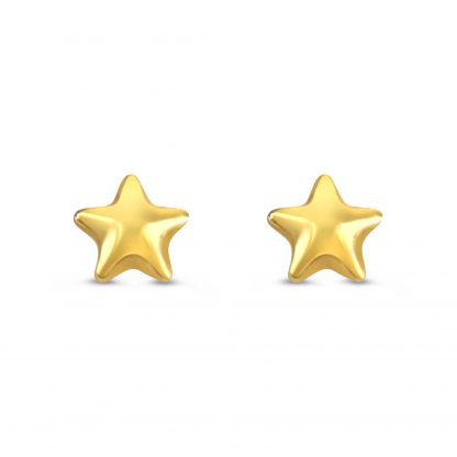 3D STAR STUD EARRING