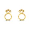 CLASSIC RING STUD EARRING