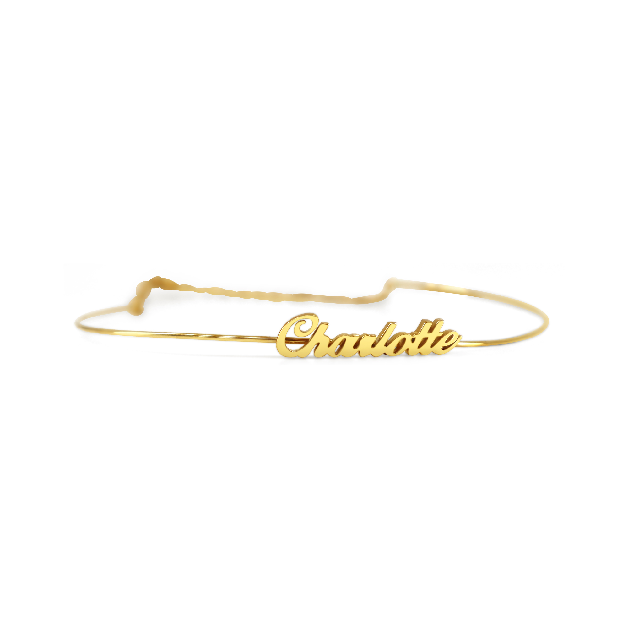 Gold bracelet hotsell with name engraved