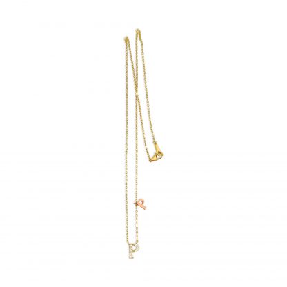 TWIN INITIAL CHAIN NECKLACE - Image 2