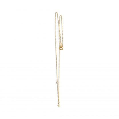 DAINTY INITIAL CHAIN NECKLACE - Image 2