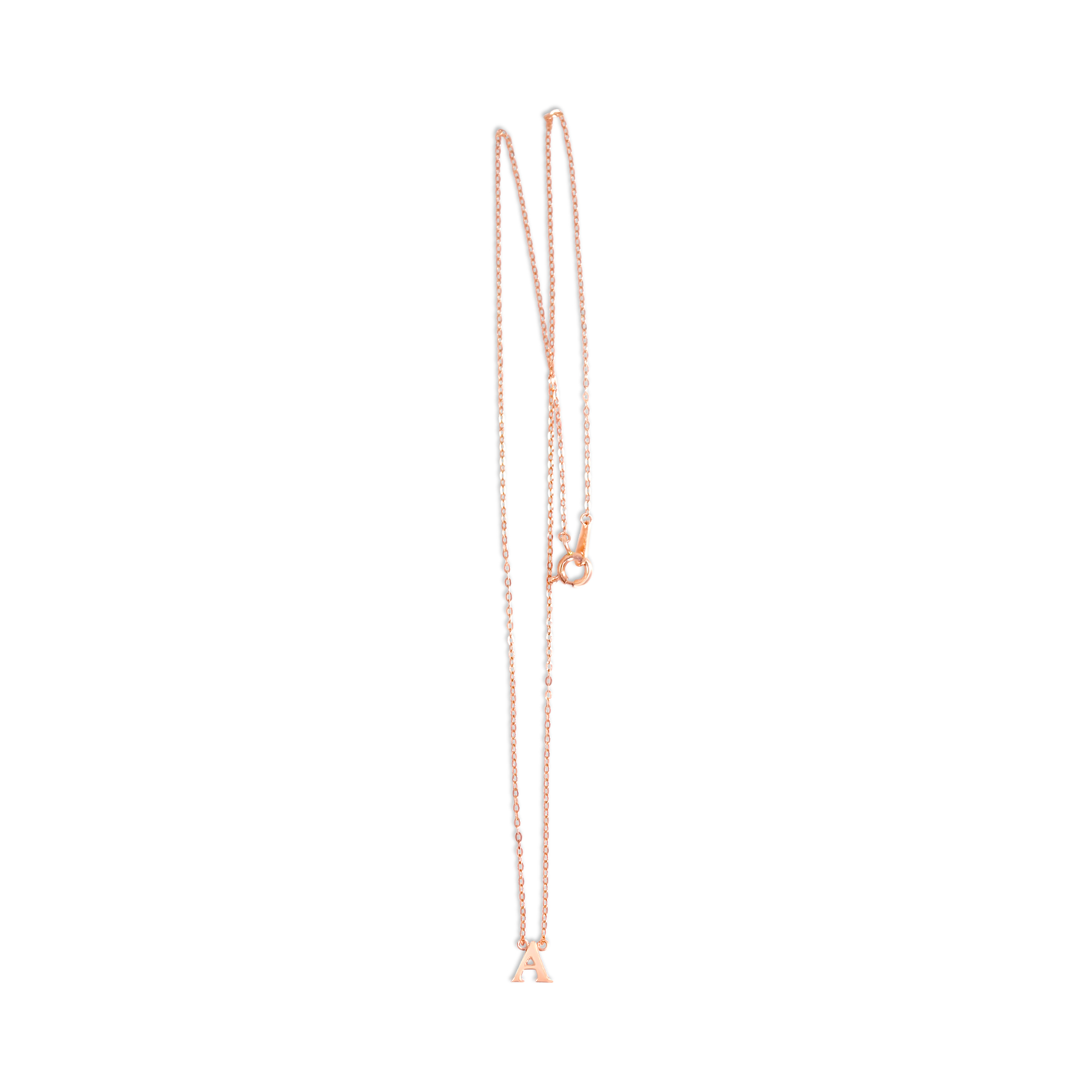 CLASSIC LETTER CHAIN NECKLACE – 18 KARAATS