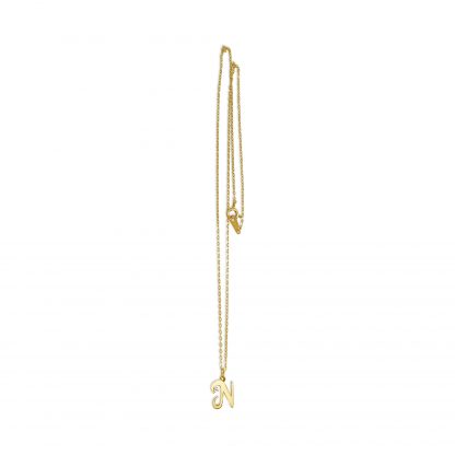 BREE INITIAL DIAMANTE CHAIN NECKLACE - Image 14