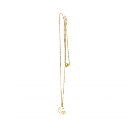BREE INITIAL DIAMANTE CHAIN NECKLACE - Image 5