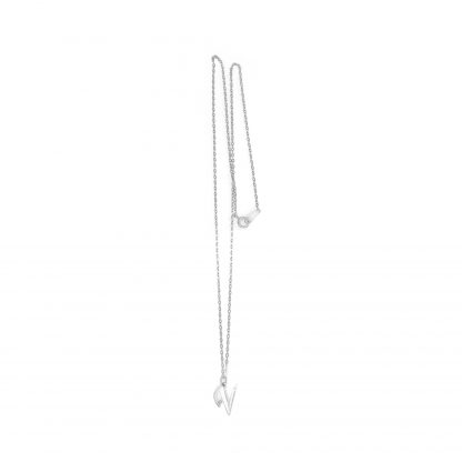BREE INITIAL DIAMANTE CHAIN NECKLACE - Image 8