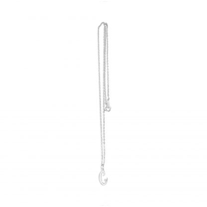 BREE INITIAL DIAMANTE CHAIN NECKLACE - Image 2