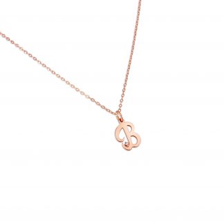 BREE INITIAL DIAMANTE CHAIN NECKLACE