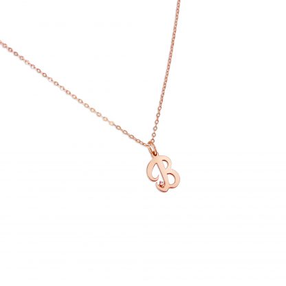 BREE INITIAL DIAMANTE CHAIN NECKLACE