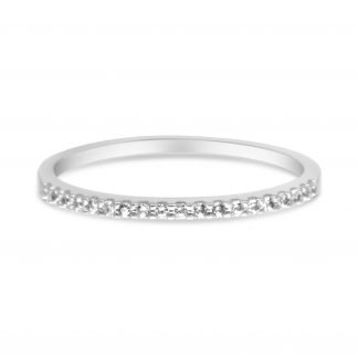 DAINTY HALF ETERNITY RING