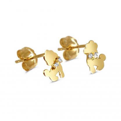 DAINTY PUPPY STUD EARRING - Image 2