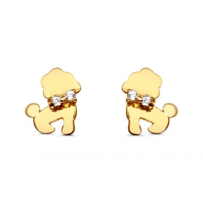 DAINTY PUPPY STUD EARRING