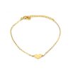HEART CHARM CHAIN BRACELET