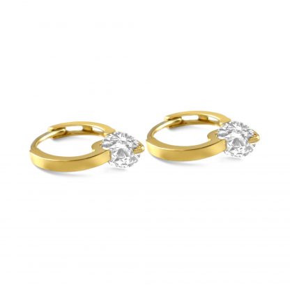 SAMANTHA DAIMANTE BUCKLE LOOP EARRING - Image 2