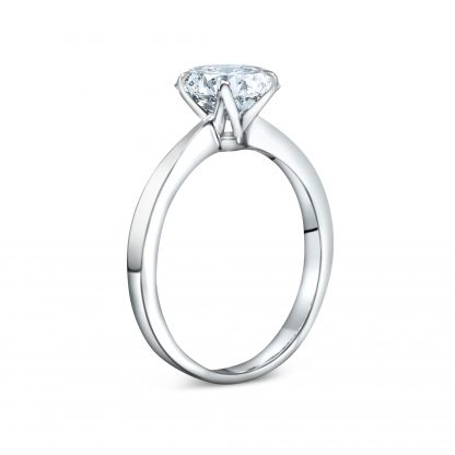 MOISSANITE ROUND BRILLIANT CLASSIC 4 PRONG - Image 2