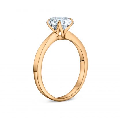 MOISSANITE ROUND BRILLIANT CLASSIC 4 PRONG - Image 7