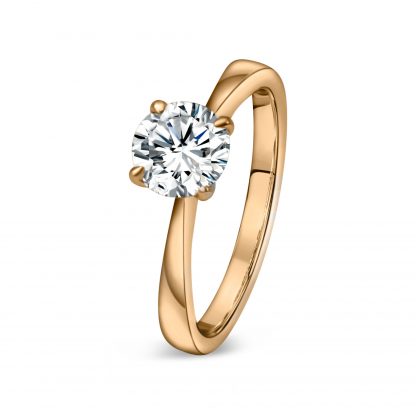 MOISSANITE ROUND BRILLIANT CLASSIC 4 PRONG - Image 6